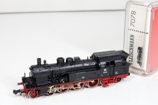 Fleischmann N 7078 Dampflok BR 78 246 der DB gealtert/gesuppert - TOP + OVP