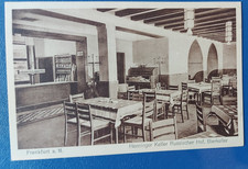 AK Frankfurt Henninger Keller Russischer Hof Bierkeller 30 der Jahre Werbung