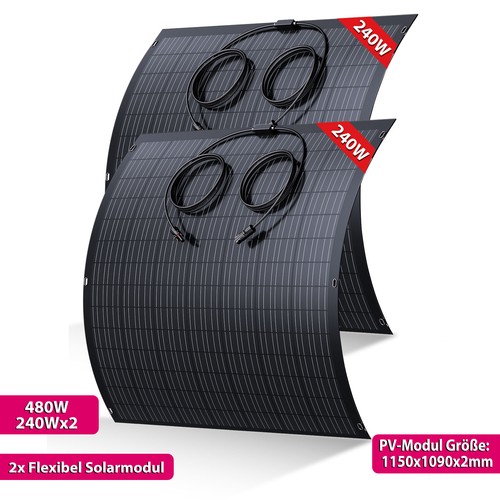 480w flexibel solarmodul - 480w,