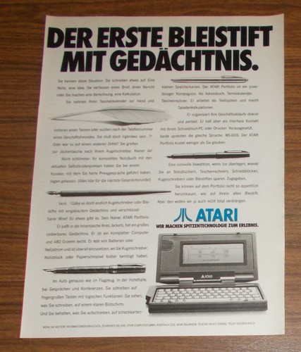 Seltene werbung atari - seltene,
