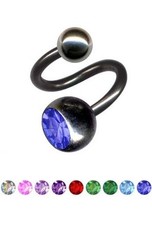 SPIRAL PIERCING SPIRALE KUGELN