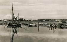 01-465 Ansichtskarte Insel Hiddensee Fischerboote am Strand Vorpommern-Rügen