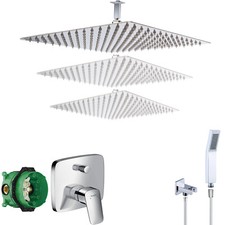 Hansgrohe Logis Unterputz Duscharmatur Regendusche Kopfbrause Set Ibox A55D