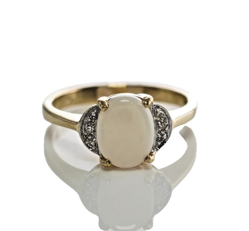 9ct opal ring 5 natur - 9ct,