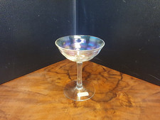 Kleines Original-Kunst-Deko-Satin/Schillernd-Aperitifglas. Hervorragender Zust.