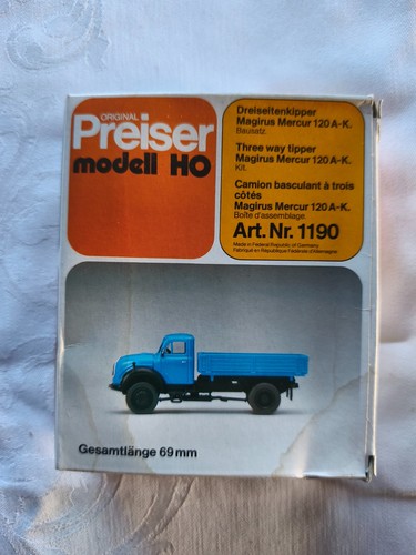 Preiser magirus merkur 12a - preiser, 12a-k