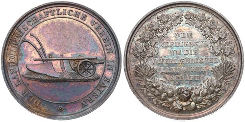 Silbermedaille bayern j - bayern, o.