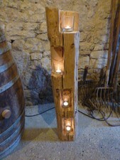 Windlicht Unikat aus altem