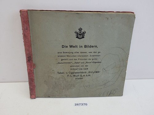 Sammelbilderalbum die welt - die, in