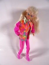 Vintage Ski Fun Barbiepuppe Kopfmarkung Mattel 1976 wie abgebildet rar (17835)
