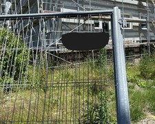 Bauzaun inkl. Betonfüße und Stapelpalette