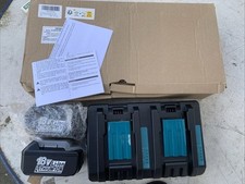 Ersatz Akku für Makita energup 2 Stück akku 18v 5 Ah Und Doppel Ladegerät