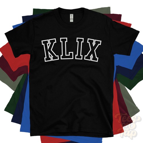 Klix shirt retro varsity - klix, t-shirt