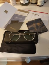 Andy Wolf Brillengestell 4791  Silber Handmade In France Brille Fassung