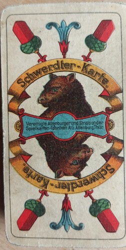 Alte ass schwerdter karten - alte,