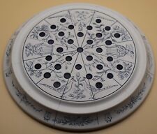 Comoy's of London Vintage Pfau Faux Elfenbein Scrimshaw Stil Solitär Brett