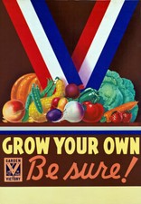2W44 Vintage WWII Grow Your