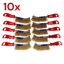 10 x Drahtbürste Stahlbesen