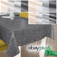 Premium Tischdecke Wachstischdecke extradick Wachstuch Damast + Saum 150cm ANRO