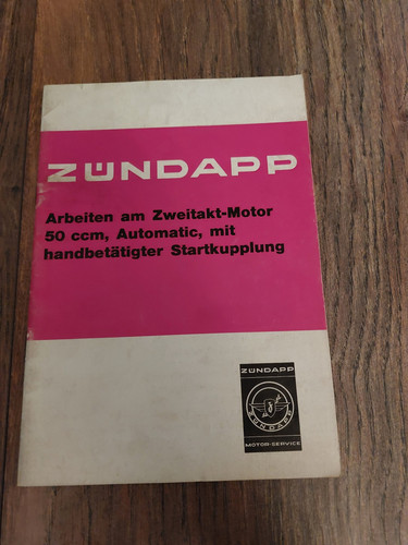 Original heft zündapp - original,