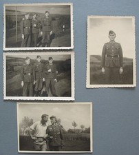 4 alte FOTOS SOLDATEN