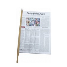 FLINKO Zeitungshalter Buche