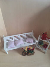 1:12 Puppenstube  Gartenbank