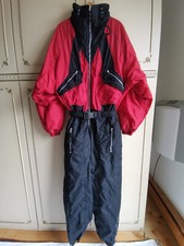 EYECATCHER!!! Skioverall von KILLTEC, ORIGINAL VINTAGE 90er, XXL, schwarz-rot