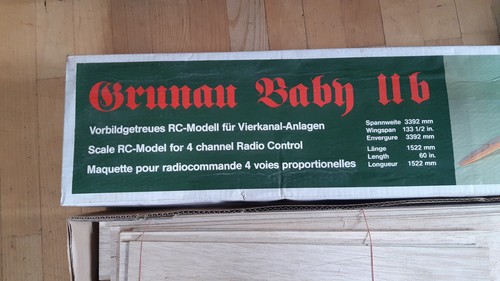 Modellbaukasten grunau baby - modellbaukasten,
