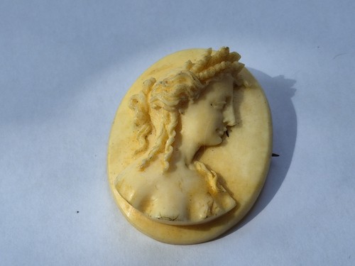 Alte hübsche kamee brosche - hübsche,