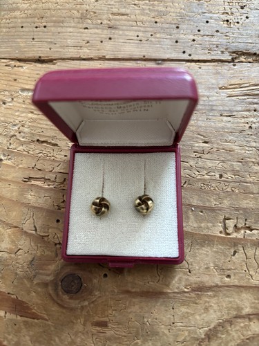 Ohrstecker knoten gold vintage - ohrstecker,