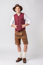 Trachtenweste aus Leinen