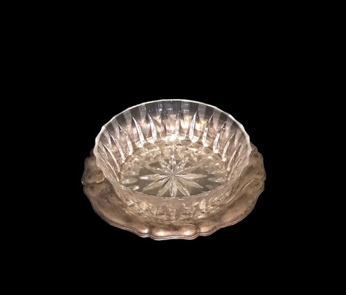 Vintage kristallschale mit - kristallschale,
