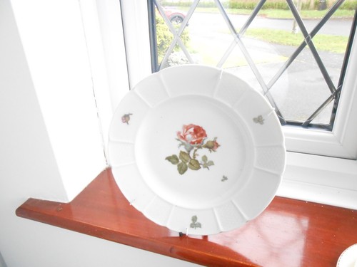 Rosenthal teller rosa rose mit - teller,