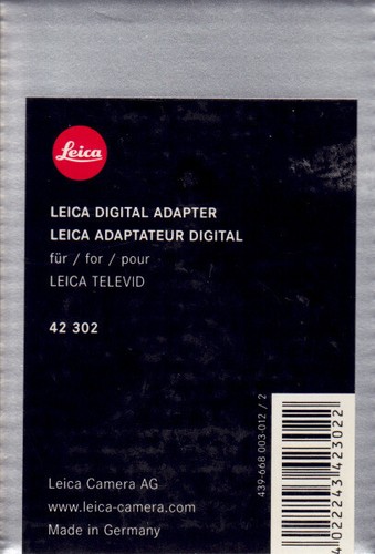Leica 42302 digital adapter - leica,