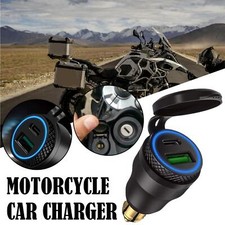 Für BMW Ducati Motorrad QC3.0 USB Ladegerät für Hella /DIN Stecker BEST