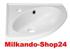 Spülstein Eck Waschbecken Waschtisch Keramik Wand Montage