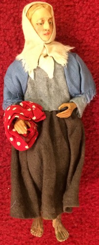 Bekleidete krippenfigur aus - bekleidete,