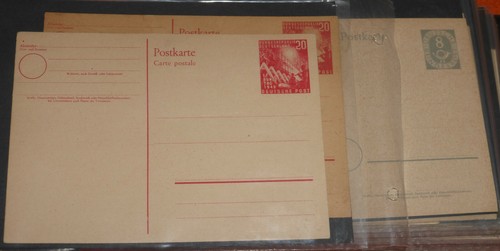 100 ganzsachen album brd - im,
