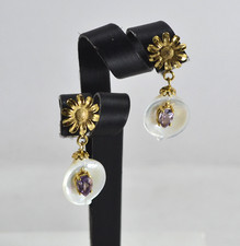 Silver 925 Drop Amethyst And