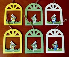 6er SET Deko Ostern Fenster