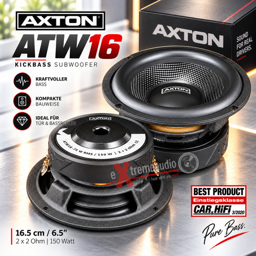 Axton atw16 cm subwoofer - atw16,