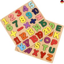 Gitua 2 Stück Holzpuzzle