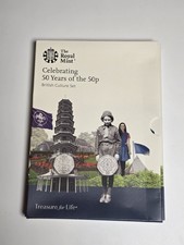 2019 Royal Mint Celebrating 50 Years of the 50p British Culture Set