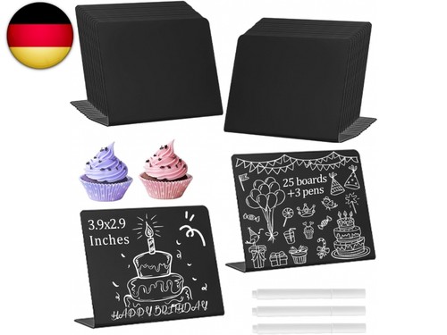 Mini kreidetafel set 25stk - mini,