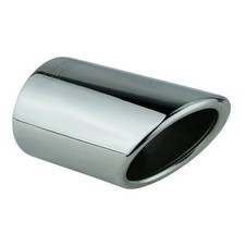 2 Auspuffblenden Audi A4 B8 A5 8T TFSI Edelstahl Auspuff 80mm Endrohre Ohne Ovp 