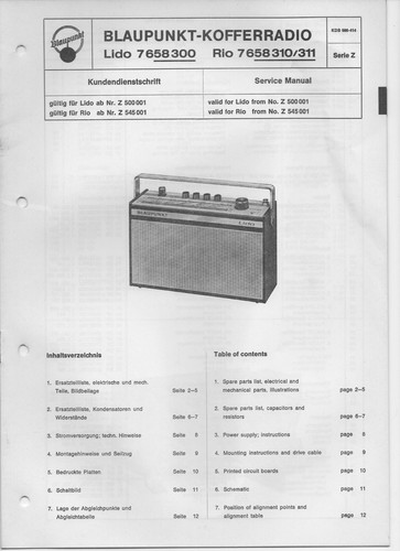 Blaupunkt kofferradio lido - kofferradio, /