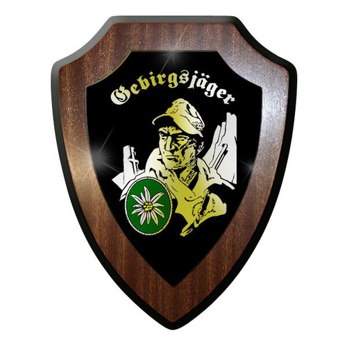 Wappenschild gebirgsjäger - wappenschild-,