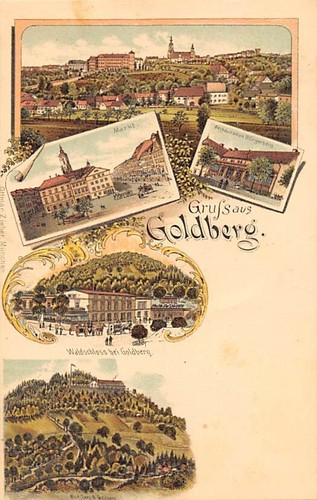 Litho gruss aus goldberg - litho.,