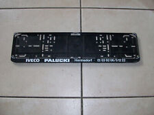 IVECO LKW - PALUCKI KFZ KENNZEICHENUNTERLAGE NUTZFAHRZEUGE
